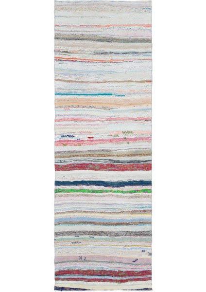 Iskece Yeşil Eskitme Yün Modern Desenli Yün Hav Toz Vermez Leke Tutmayan Salon Yolluk Mutfak El Dokuma Halı