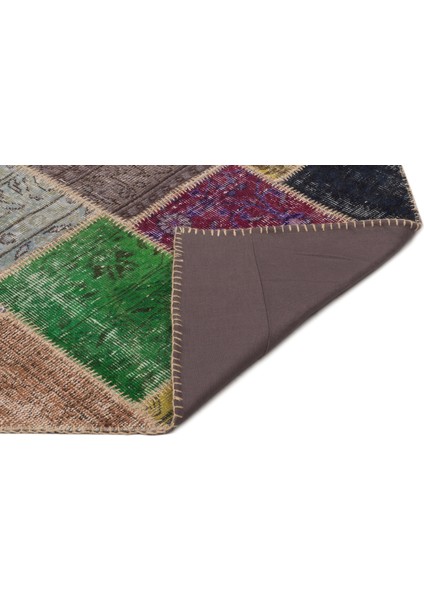 Atina Yeşil Eskitme Yün Modern Desenli Yün Hav Toz Vermez Leke Tutmayan Salon Yolluk Mutfak El Dokuma Halı fiyatları