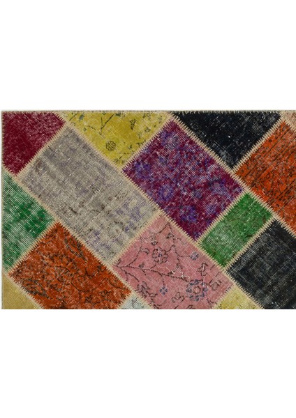 Atina Yeşil Eskitme Yün Modern Desenli Yün Hav Toz Vermez Leke Tutmayan Salon Yolluk Mutfak El Dokuma Halı fırsatları