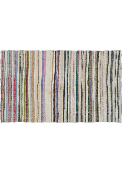 Girit Bej Çizgili Yün Modern Desenli Yün Hav Toz Vermez Leke Tutmayan Salon Yolluk Mutfak El Dokuma Halı modelleri