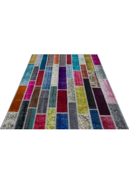 Atina Turkuaz Eskitme Yün Modern Desenli Yün Hav Toz Vermez Leke Tutmayan Salon Yolluk Mutfak El Dokuma Halı modelleri