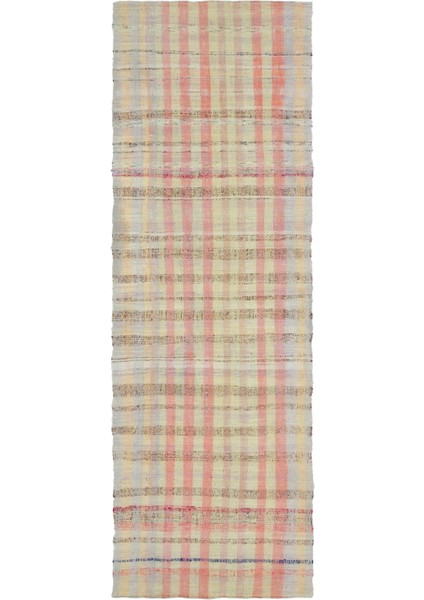 Iskece Kırmızı Eskitme Yün Modern Desenli Yün Hav Toz Vermez Leke Tutmayan Salon Yolluk Mutfak El Dokuma Halı