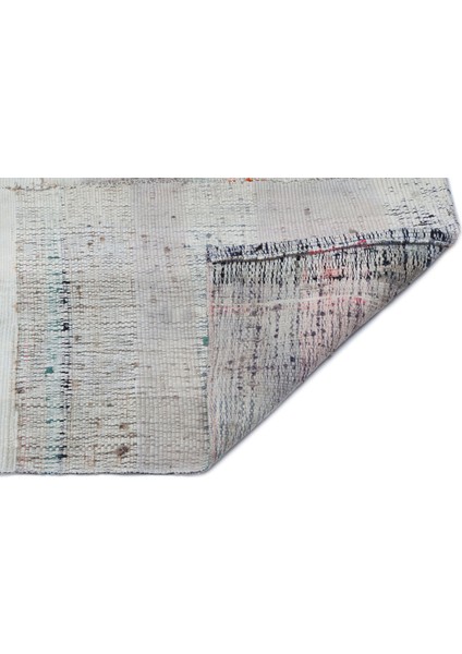 Girit Mavi Çizgili Yün Modern Desenli Yün Hav Toz Vermez Leke Tutmayan Salon Yolluk Mutfak El Dokuma Halı fiyatları