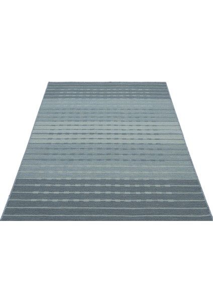 Teselya Bej Çizgili Yün Modern Desenli Yün Hav Toz Vermez Leke Tutmayan Salon Yolluk Mutfak El Dokuma Halı modelleri