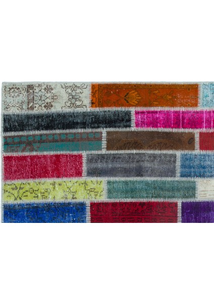 Atina Turkuaz Eskitme Yün Modern Desenli Yün Hav Toz Vermez Leke Tutmayan Salon Yolluk Mutfak El Dokuma Halı indirimleri