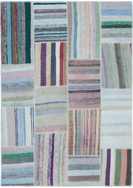 Atina Bej Eskitme Yün Modern Desenli Yün Hav Toz Vermez Leke Tutmayan Salon Yolluk Mutfak El Dokuma Halı