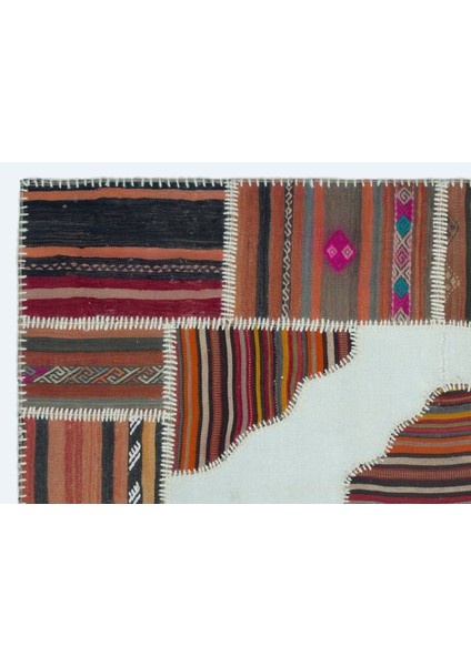 Iskece Bej Patchwork Yün Modern Desenli Yün Hav Toz Vermez Leke Tutmayan Salon Yolluk Mutfak El Dokuma Halı indirimleri