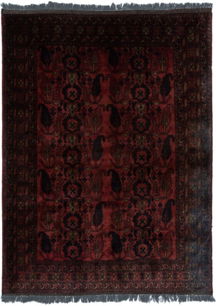 Iskece Turuncu Eskitme Yün Modern Desenli Yün Hav Toz Vermez Leke Tutmayan Salon Yolluk Mutfak El Dokuma Halı