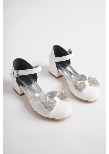 Fiyonklu Karnıyarık Kız Çocuk Abiye Ayakkabı fiyatları