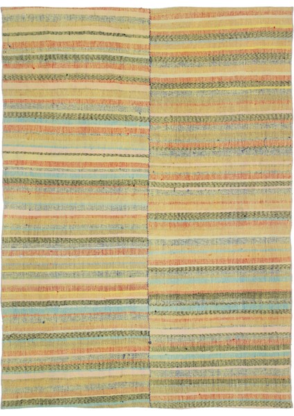 Atina Kahverengi Eskitme Yün Modern Desenli Yün Hav Toz Vermez Leke Tutmayan Salon Yolluk Mutfak El Dokuma Halı