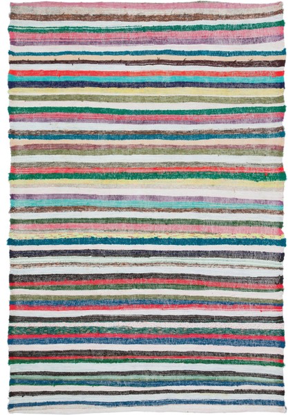 Atina Bej Eskitme Yün Modern Desenli Yün Hav Toz Vermez Leke Tutmayan Salon Yolluk Mutfak El Dokuma Halı