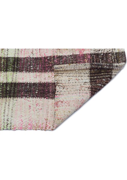 Teselya Bej Çizgili Yün Modern Desenli Yün Hav Toz Vermez Leke Tutmayan Salon Yolluk Mutfak El Dokuma Halı fiyatları