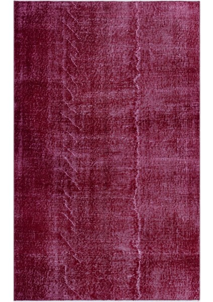 Girit Kırmızı Çizgili Yün Modern Desenli Yün Hav Toz Vermez Leke Tutmayan Salon Yolluk Mutfak El Dokuma Halı