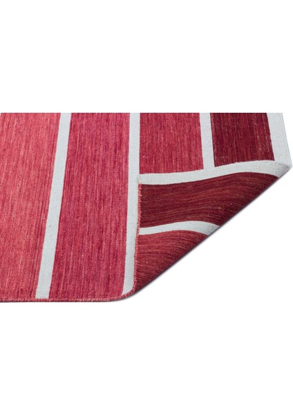 Teselya Bej Çizgili Yün Modern Desenli Yün Hav Toz Vermez Leke Tutmayan Salon Yolluk Mutfak El Dokuma Halı fiyatları