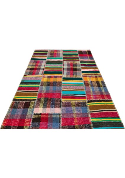 Iskece Bej Patchwork Yün Modern Desenli Yün Hav Toz Vermez Leke Tutmayan Salon Yolluk Mutfak El Dokuma Halı modelleri