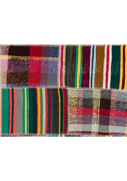 Iskece Bej Patchwork Yün Modern Desenli Yün Hav Toz Vermez Leke Tutmayan Salon Yolluk Mutfak El Dokuma Halı fırsatları