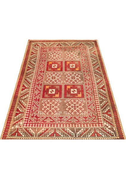 Girit Bej Çizgili Yün Modern Desenli Yün Hav Toz Vermez Leke Tutmayan Salon Yolluk Mutfak El Dokuma Halı modelleri