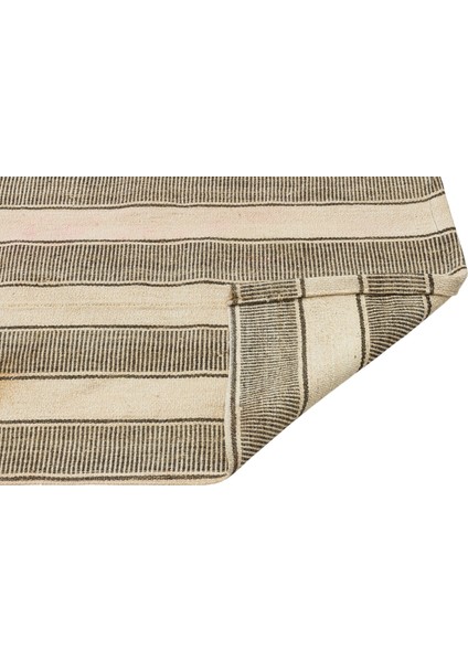 Girit Gri Çizgili Yün Modern Desenli Yün Hav Toz Vermez Leke Tutmayan Salon Yolluk Mutfak El Dokuma Halı fiyatları