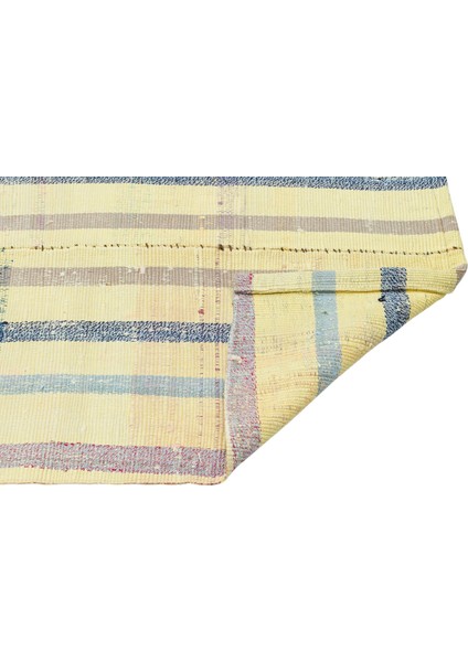 Teselya Bej Çizgili Yün Modern Desenli Yün Hav Toz Vermez Leke Tutmayan Salon Yolluk Mutfak El Dokuma Halı fiyatları