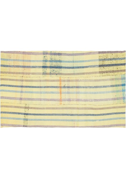 Teselya Bej Çizgili Yün Modern Desenli Yün Hav Toz Vermez Leke Tutmayan Salon Yolluk Mutfak El Dokuma Halı modelleri