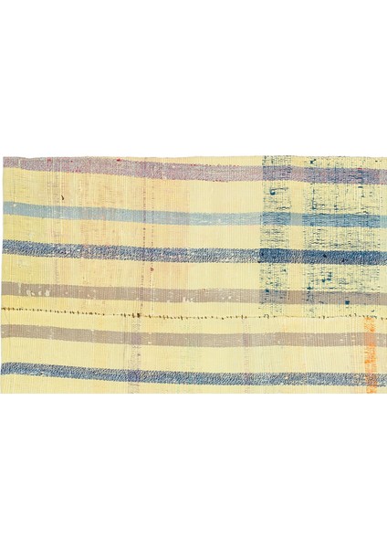 Teselya Bej Çizgili Yün Modern Desenli Yün Hav Toz Vermez Leke Tutmayan Salon Yolluk Mutfak El Dokuma Halı fırsatları