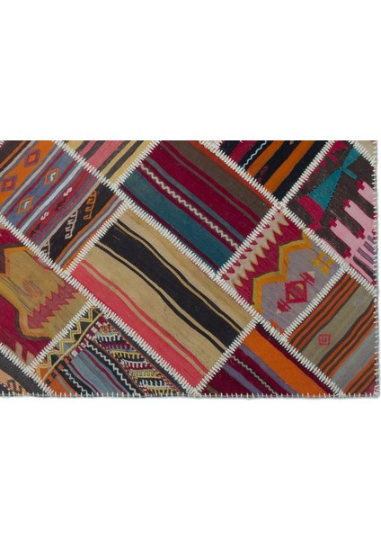 Iskece Bej Patchwork Yün Modern Desenli Yün Hav Toz Vermez Leke Tutmayan Salon Yolluk Mutfak El Dokuma Halı fırsatları