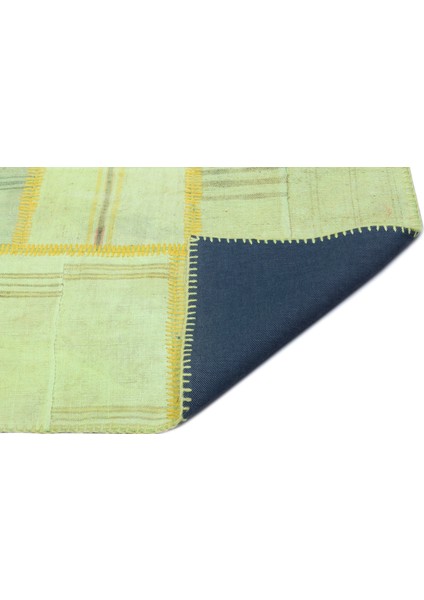 Atina Mavi Eskitme Yün Modern Desenli Yün Hav Toz Vermez Leke Tutmayan Salon Yolluk Mutfak El Dokuma Halı fiyatları