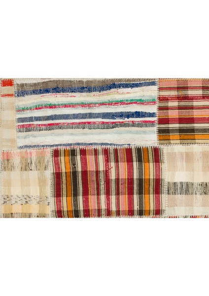 Teselya Bej Çizgili Yün Modern Desenli Yün Hav Toz Vermez Leke Tutmayan Salon Yolluk Mutfak El Dokuma Halı modelleri