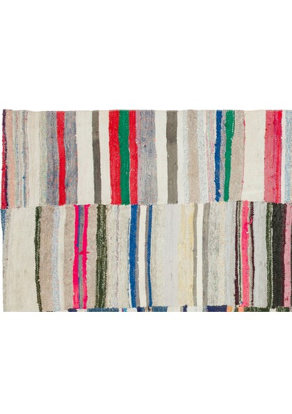 Girit Bej Çizgili Yün Modern Desenli Yün Hav Toz Vermez Leke Tutmayan Salon Yolluk Mutfak El Dokuma Halı fırsatları