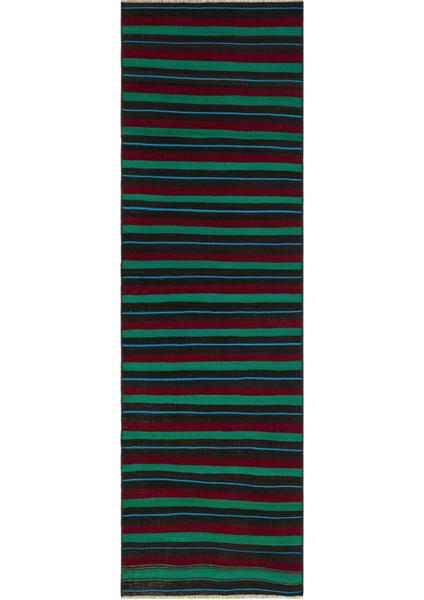 Girit Bej Çizgili Yün Modern Desenli Yün Hav Toz Vermez Leke Tutmayan Salon Yolluk Mutfak El Dokuma Halı