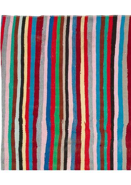 Girit Bej Çizgili Yün Modern Desenli Yün Hav Toz Vermez Leke Tutmayan Salon Yolluk Mutfak El Dokuma Halı fırsatları