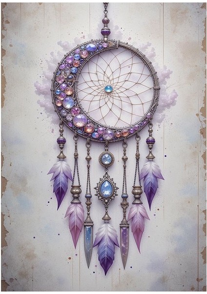 Düş Kapanı Resimli Ahşap Tablo