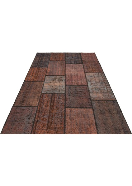 Atina Kırmızı Eskitme Yün Modern Desenli Yün Hav Toz Vermez Leke Tutmayan Salon Yolluk Mutfak El Dokuma Halı modelleri