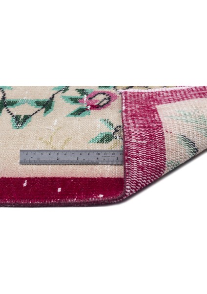 Teselya Beyaz Çiçekli Yün Modern Desenli Yün Hav Toz Vermez Leke Tutmayan Salon Yolluk Mutfak El Dokuma Halı indirimleri