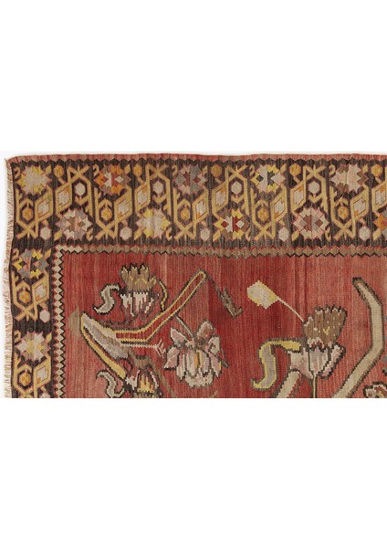 Kırmızı Çerçeveli Yün Modern Desenli Yün Hav Toz Vermez Leke Tutmayan Salon Yolluk Mutfak El Dokuma Halı fiyatları