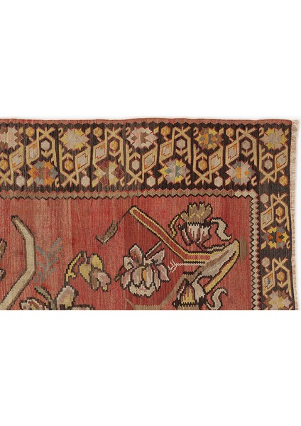 Kırmızı Çerçeveli Yün Modern Desenli Yün Hav Toz Vermez Leke Tutmayan Salon Yolluk Mutfak El Dokuma Halı modelleri