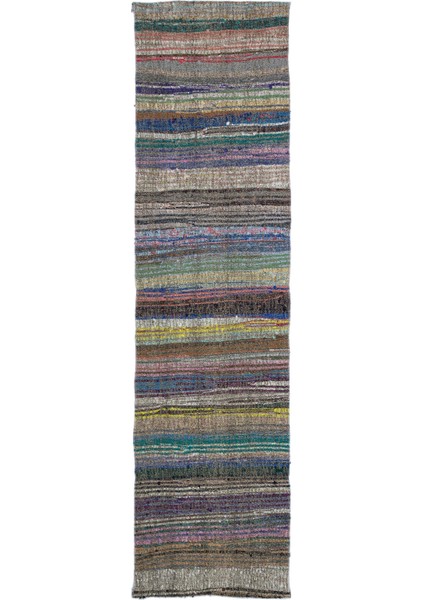 Iskece Turuncu Eskitme Yün Modern Desenli Yün Hav Toz Vermez Leke Tutmayan Salon Yolluk Mutfak El Dokuma Halı