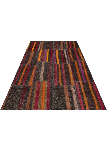 Girit Kırmızı Çizgili Yün Modern Desenli Yün Hav Toz Vermez Leke Tutmayan Salon Yolluk Mutfak El Dokuma Halı modelleri