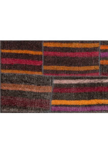 Girit Kırmızı Çizgili Yün Modern Desenli Yün Hav Toz Vermez Leke Tutmayan Salon Yolluk Mutfak El Dokuma Halı fırsatları