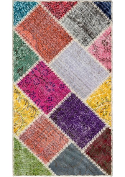 Kavala Kahverengi Göbekli Yün Modern Desenli Yün Hav Toz Vermez Leke Tutmayan Salon Yolluk Mutfak El Dokuma Halı