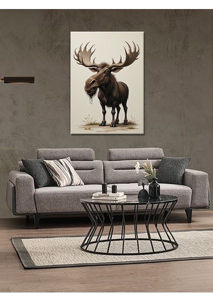 Yaşlı Geyik Mdf Tablo fiyatları