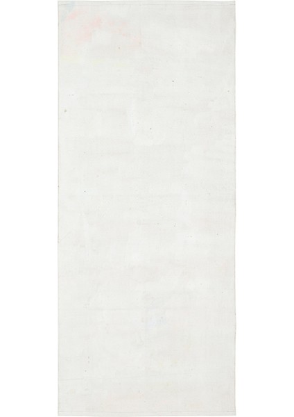 Teselya Gri Çizgili Yün Modern Desenli Yün Hav Toz Vermez Leke Tutmayan Salon Yolluk Mutfak El Dokuma Halı