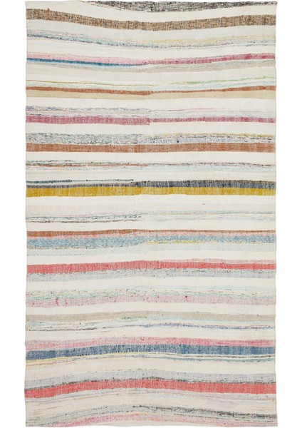 Atina Bej Eskitme Yün Modern Desenli Yün Hav Toz Vermez Leke Tutmayan Salon Yolluk Mutfak El Dokuma Halı