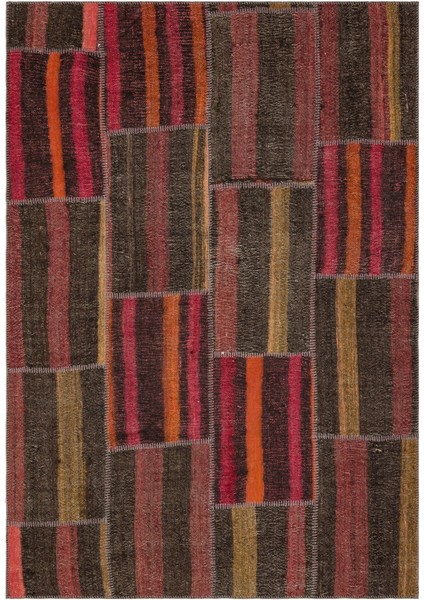 Atina Bej Eskitme Yün Modern Desenli Yün Hav Toz Vermez Leke Tutmayan Salon Yolluk Mutfak El Dokuma Halı