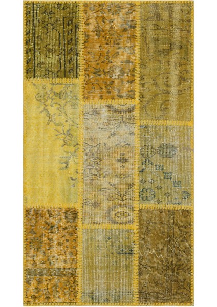 Selanik Bej Eskitme Yün Modern Desenli Yün Hav Toz Vermez Leke Tutmayan Salon Yolluk Mutfak El Dokuma Halı