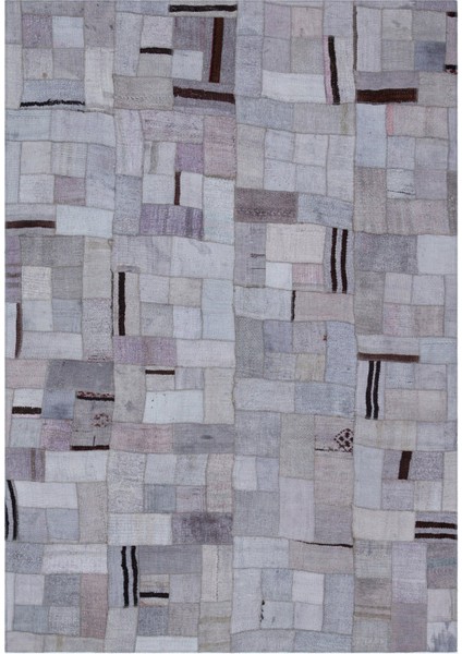 Atina Bej Eskitme Yün Modern Desenli Yün Hav Toz Vermez Leke Tutmayan Salon Yolluk Mutfak El Dokuma Halı