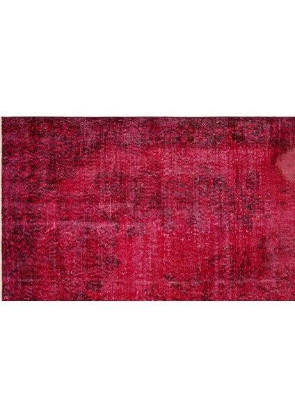 Atina Kırmızı Eskitme Yün Modern Desenli Yün Hav Toz Vermez Leke Tutmayan Salon Yolluk Mutfak El Dokuma Halı indirimleri