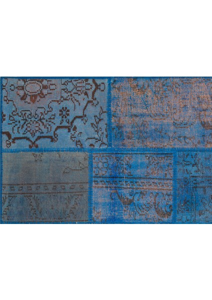 Selanik Yeşil Eskitme Yün Modern Desenli Yün Hav Toz Vermez Leke Tutmayan Salon Yolluk Mutfak El Dokuma Halı fırsatları