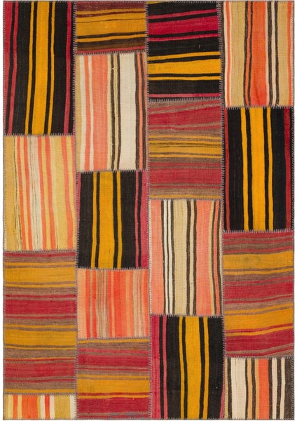 Selanik Bej Eskitme Yün Modern Desenli Yün Hav Toz Vermez Leke Tutmayan Salon Yolluk Mutfak El Dokuma Halı