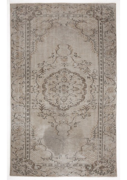 Atina Yeşil Eskitme Yün Modern Desenli Yün Hav Toz Vermez Leke Tutmayan Salon Yolluk Mutfak El Dokuma Halı